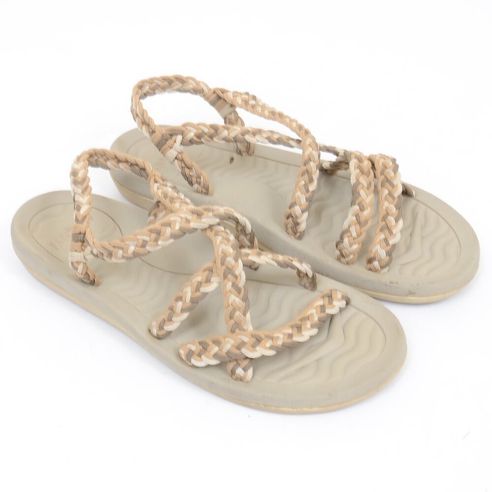 MEGNYA Women's Size 10 Beachy Boho Hippie Comfort Arch Support Walking Sandals